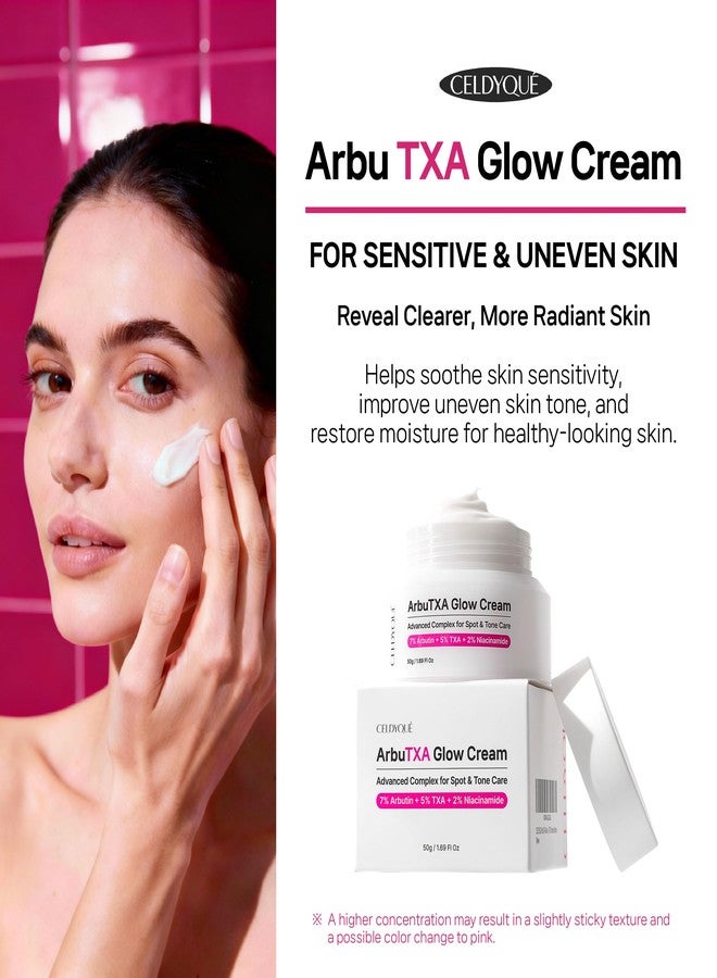 CELDYQUE Arbutin 7% + Tranexamic Acid 5% + Niacinamide 2% Intensive Tone Care Facial Cream -Dark Spots, Freckle, Blemishes, Pigmentation, Dull & Uneven-Looking Tone w/ Alpha Arbuitn 20,000 ppm Korean Skincare - Image 3